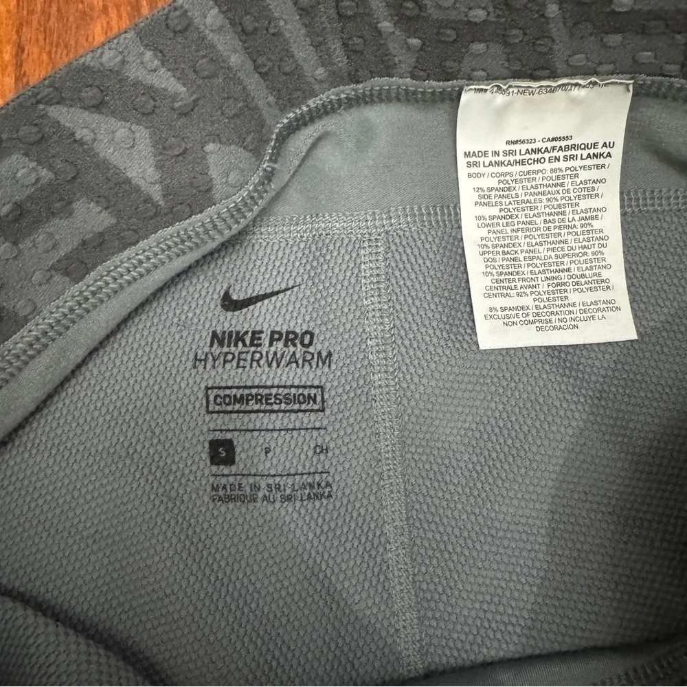 Nike Pro Hyperwarm Compression Tights Size Small